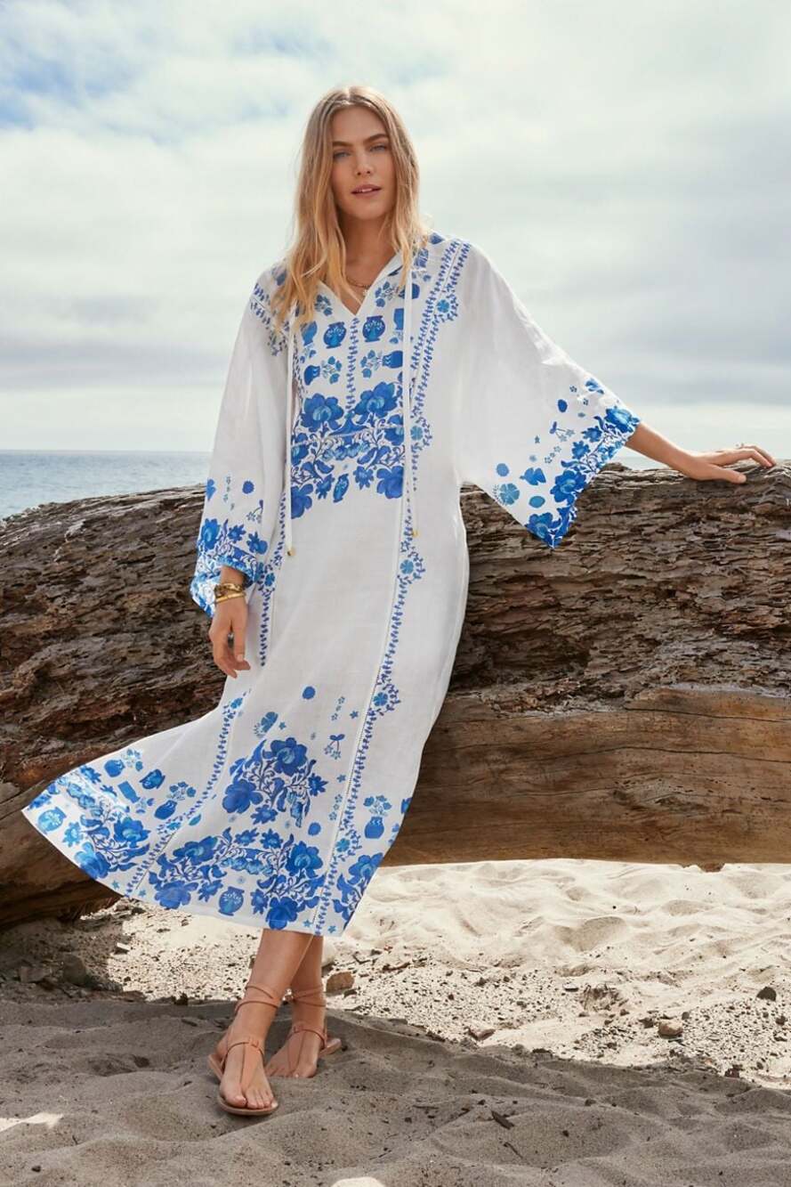 Johnny Was BIANNCA KAFTAN Tunic Dress Size S - Picture 2 of 16